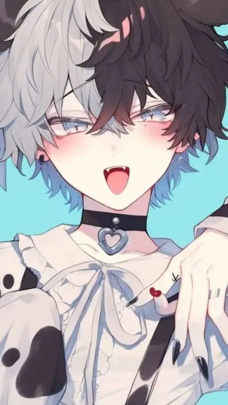 ai character: 🖤🤍zack🤍🖤 background