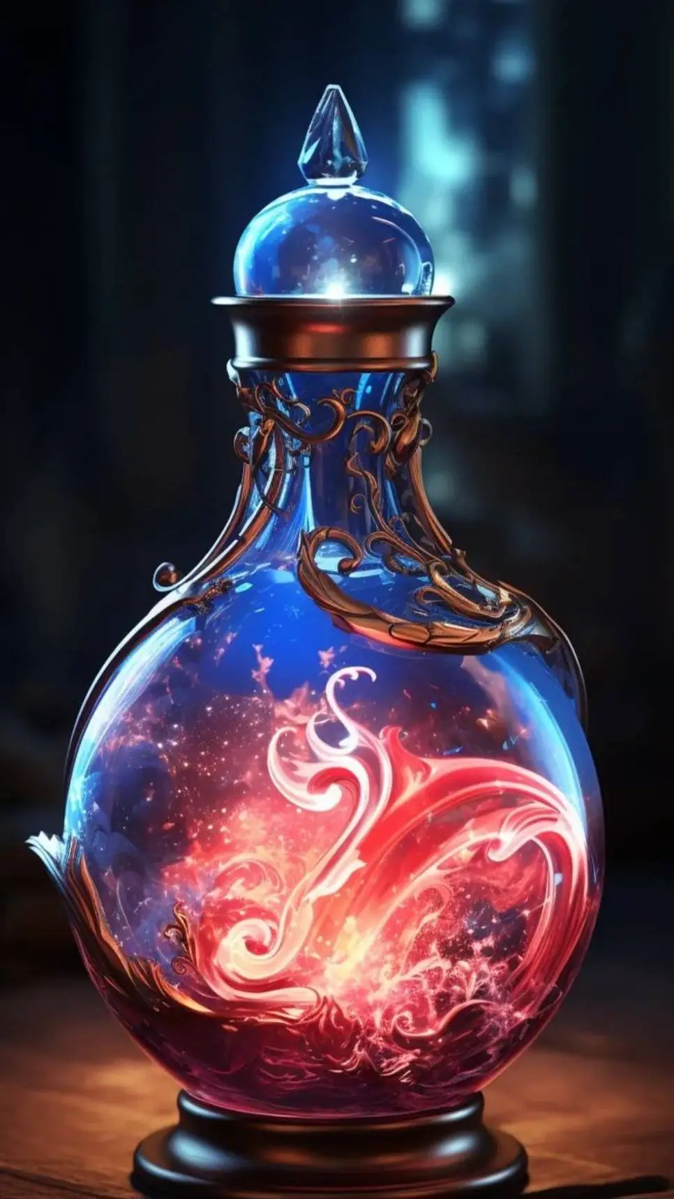 ai character:  RANDOM POTION background