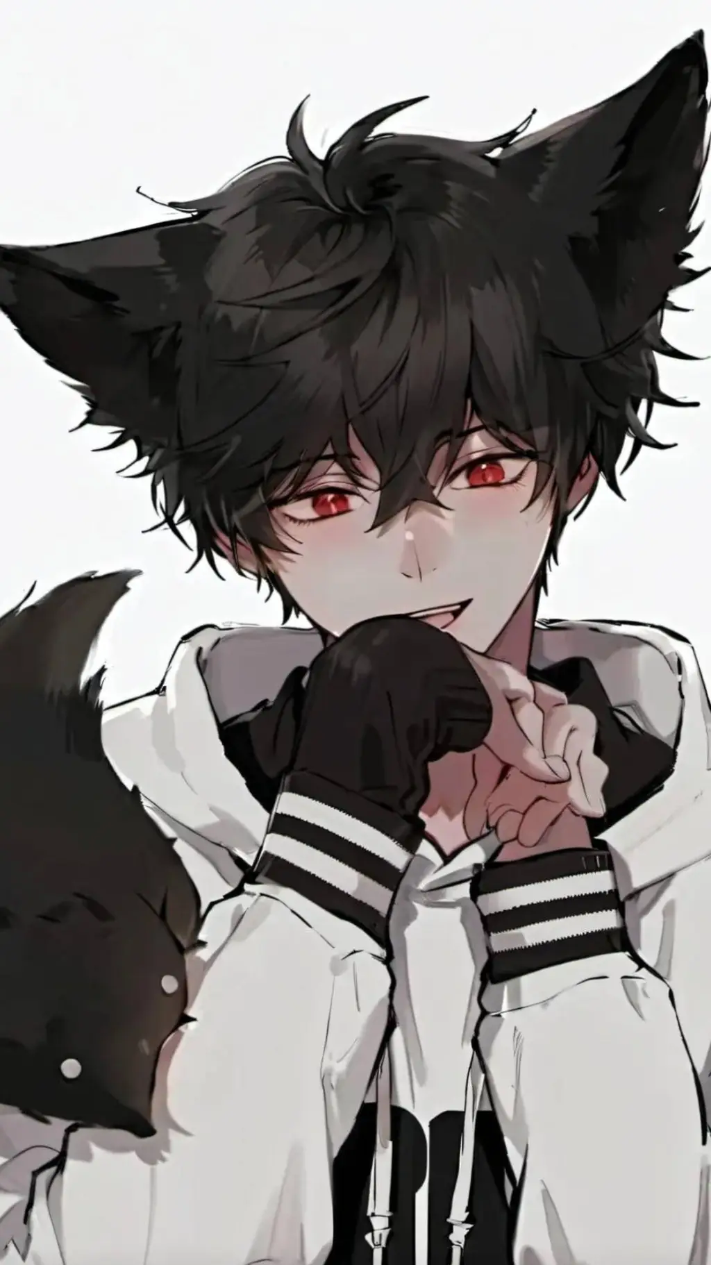 ai character: Shadow~ (Cat boy) background