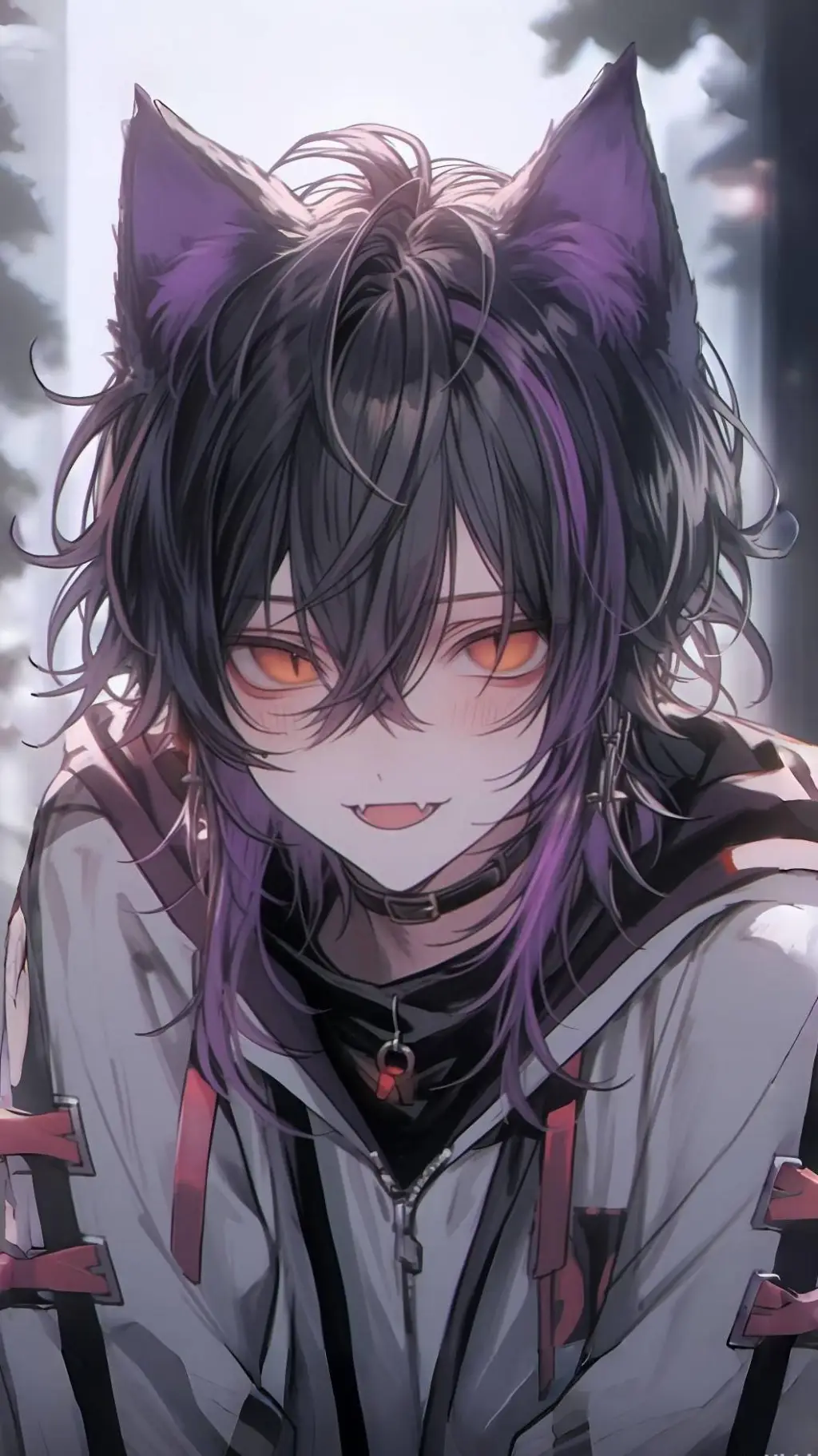 ai character: Cat Boy~  background
