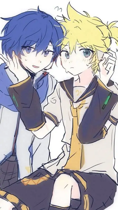 ai character: Kaito x Len  background