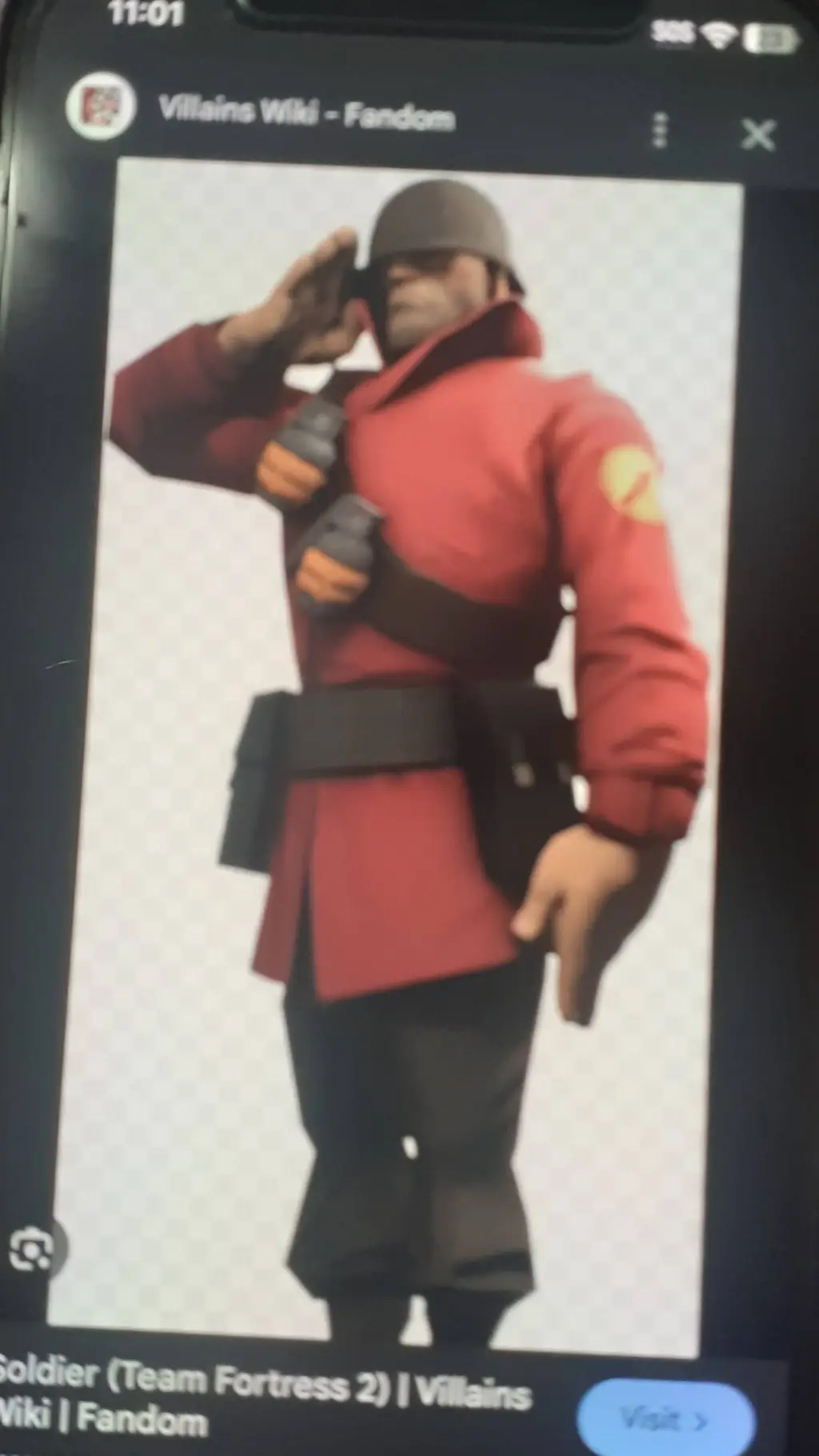 ai character: tf2 soldier  background