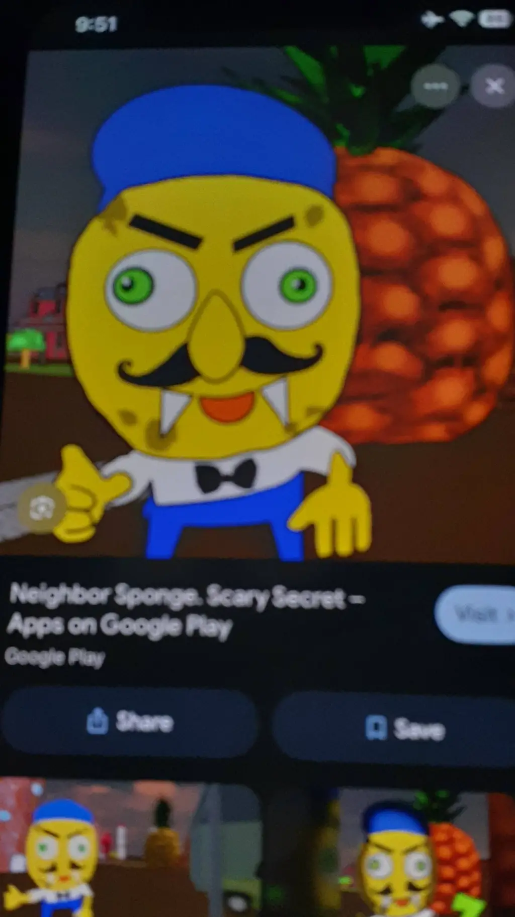 ai character: neighbor sponge gm background