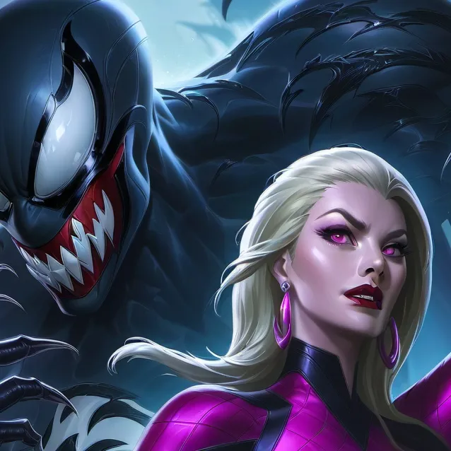 chat with ai character: Venom chica