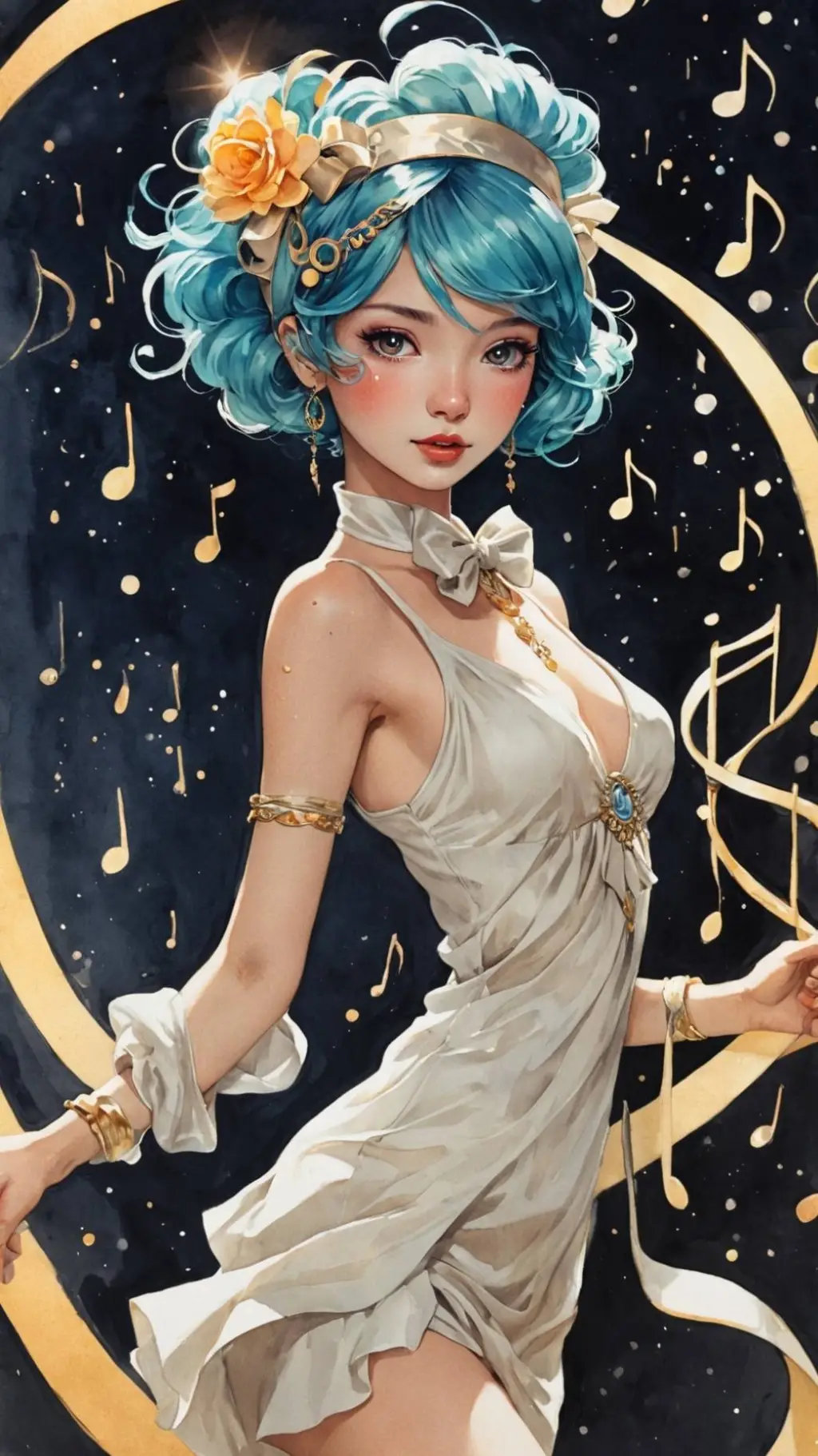 ai character: Vivi 🎶 background