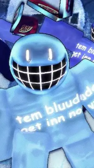 ai character: bluudud background