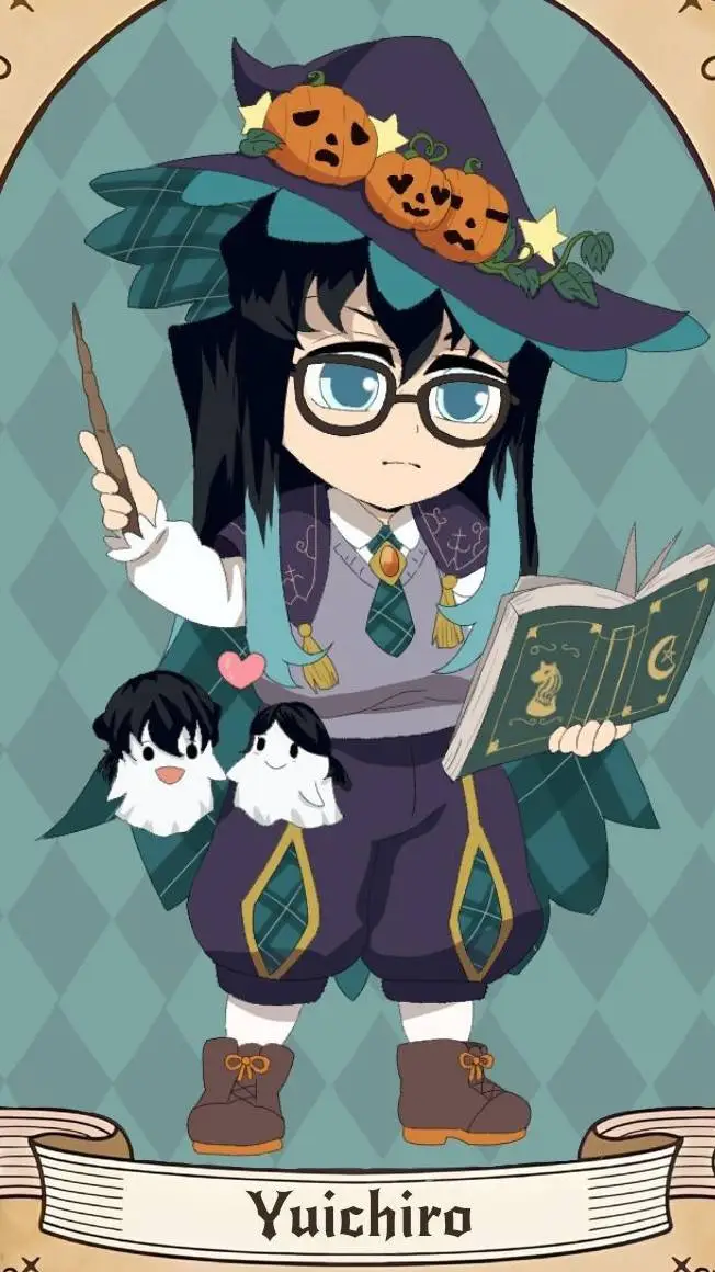 ai character: tokito💙 background