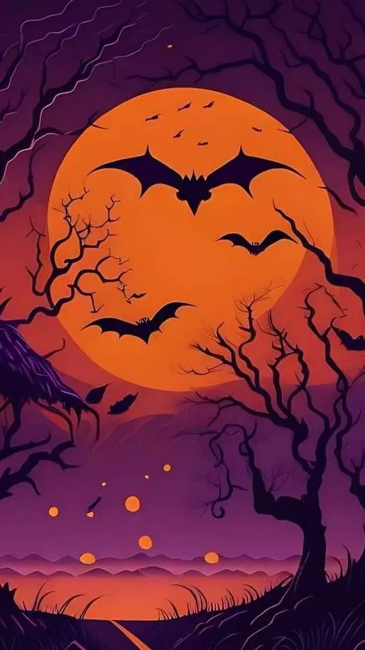 ai character: halloween en la ua background