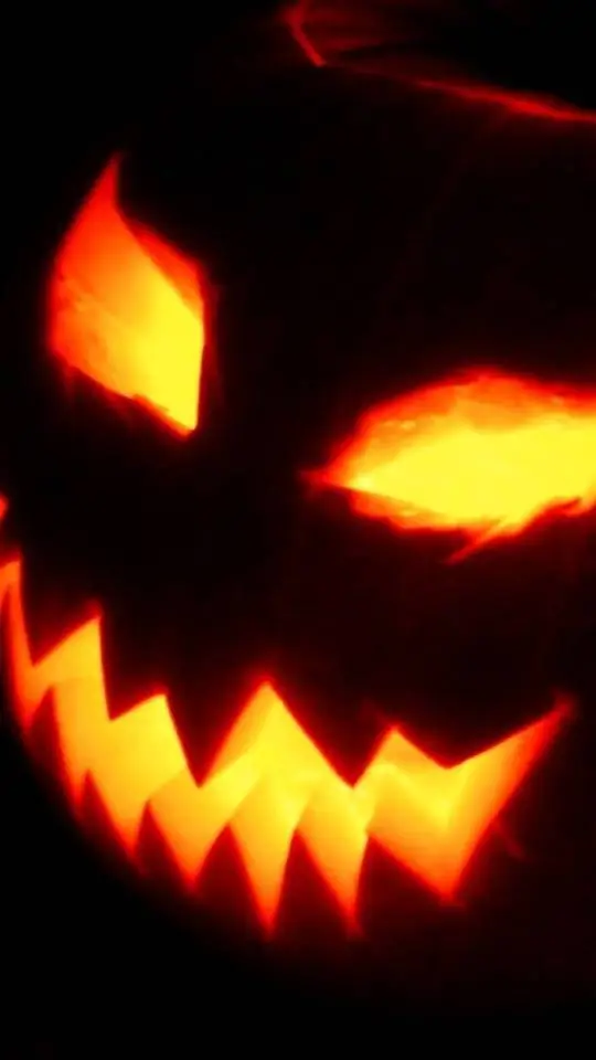 ai character: NADA halloween.    background