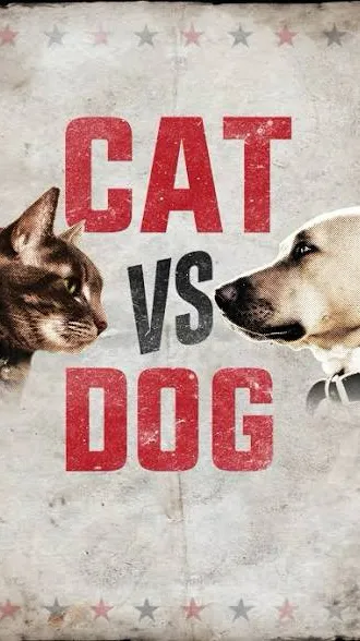 ai character: Cat vs Dog background