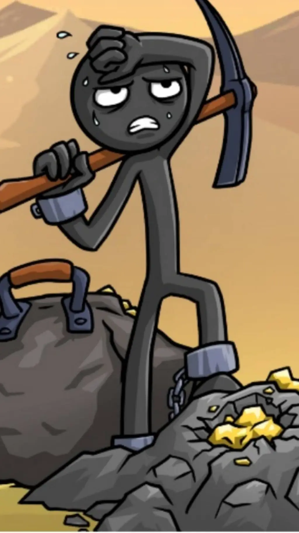 ai character: Minero Esclavizado background