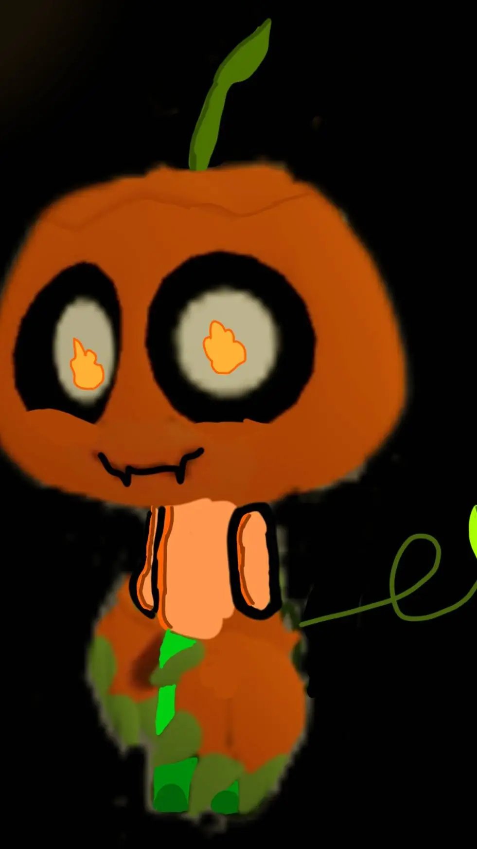 ai character: Gourdy background