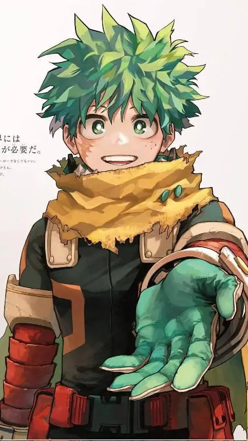 ai character: DEKU. background
