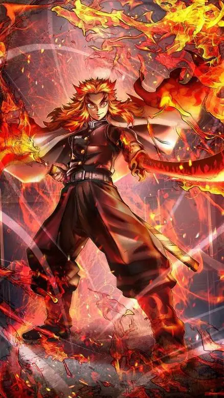 ai character: Rengoku  background