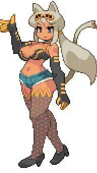 ai character: NOC Neko background