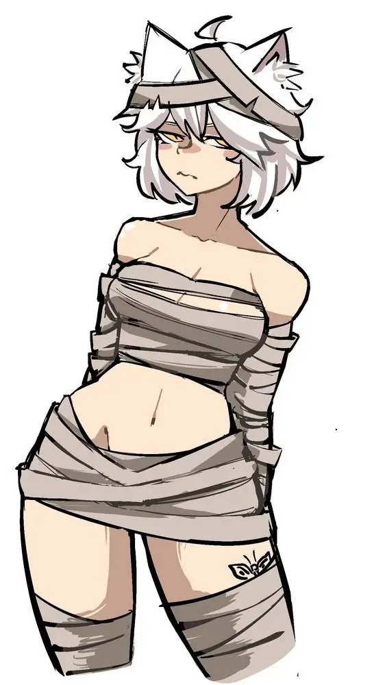 ai character: nekomomia  background