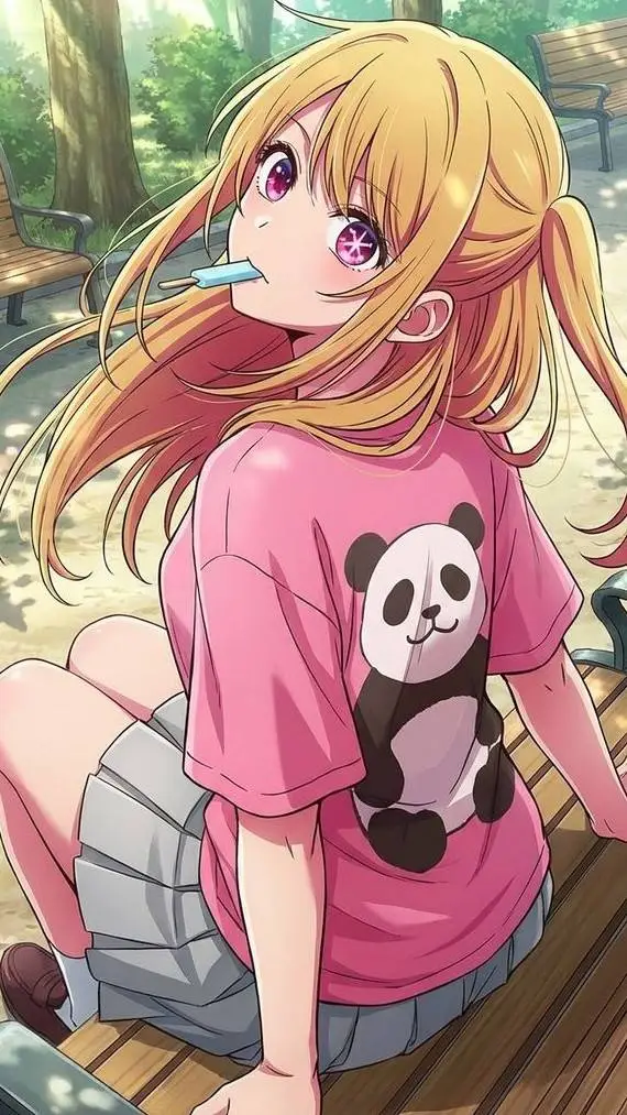 ai character: 🎤~Ruby hoshino~🎤 background