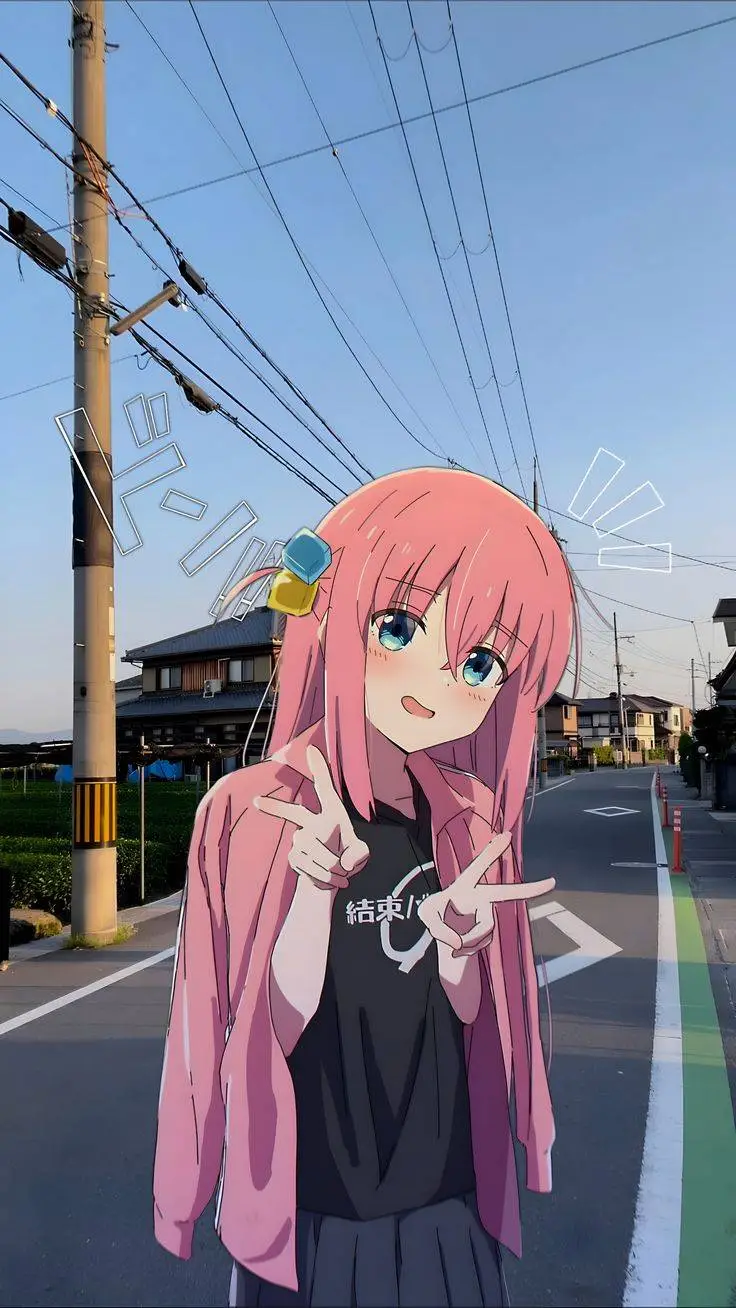 ai character: Hitori Gotoh  background