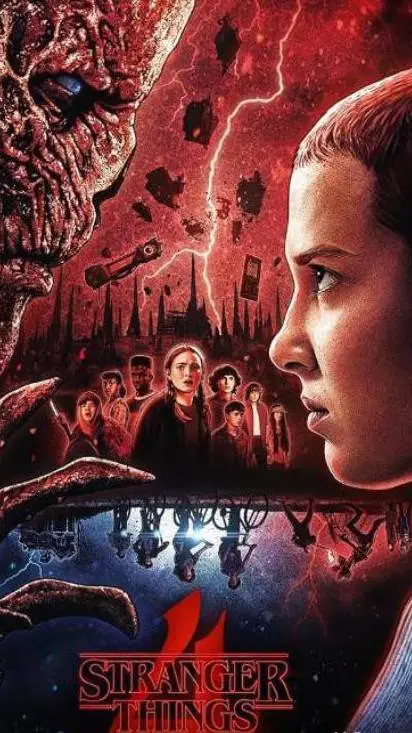 ai character: Stranger things  background