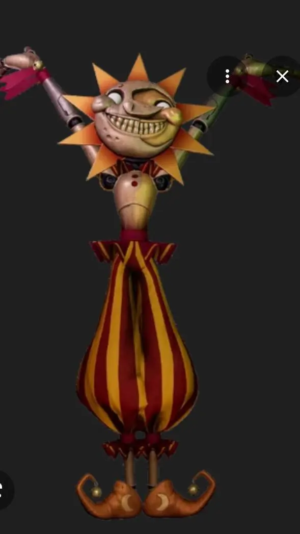ai character: sun background