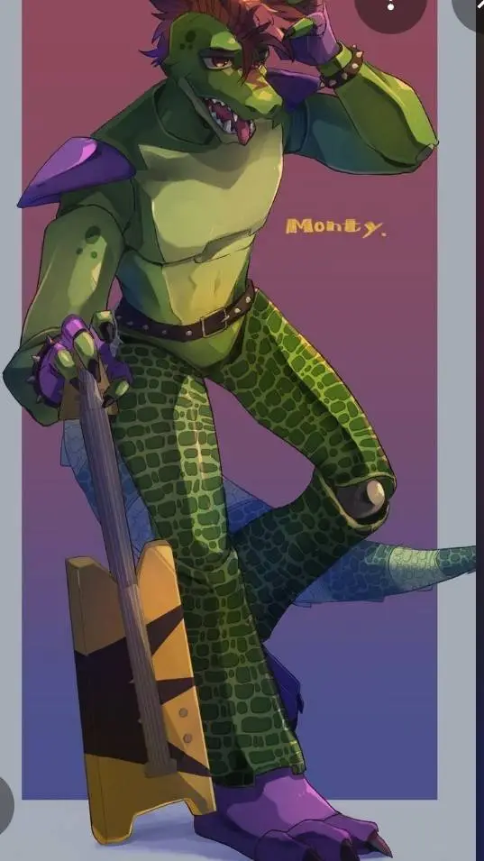 ai character: Monty  background