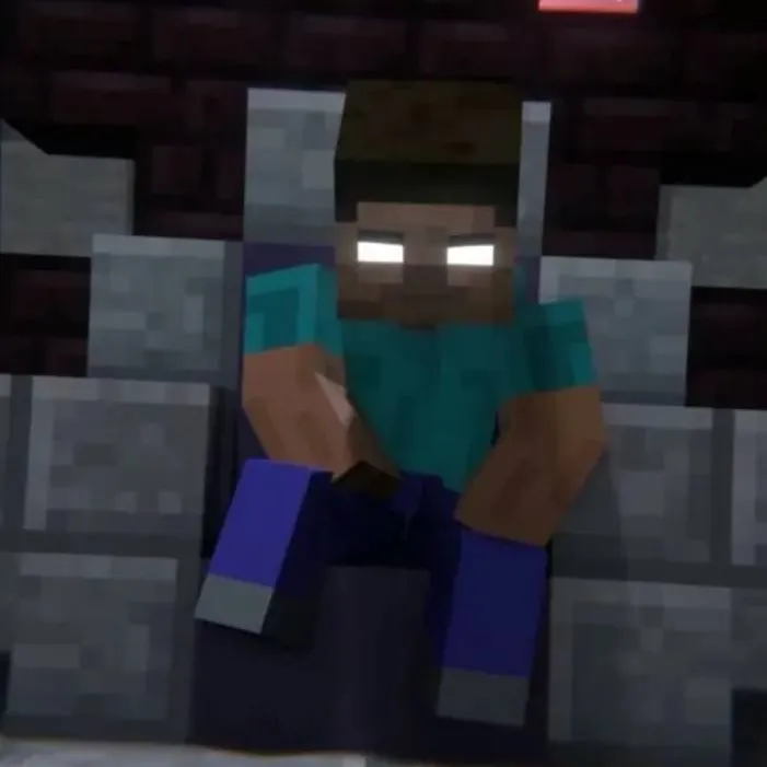 chat with ai character: Herobrine 