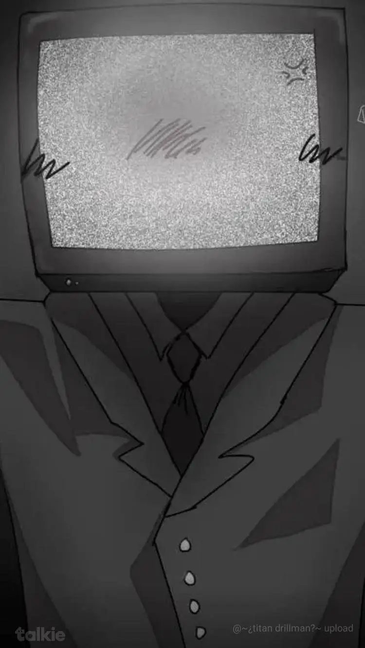 ai character: TV Man  background