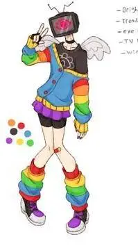 ai character: Dream/weirdcore★ background