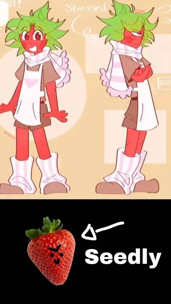 ai character: ✨🍓Sprout Seedly🍓✨ background