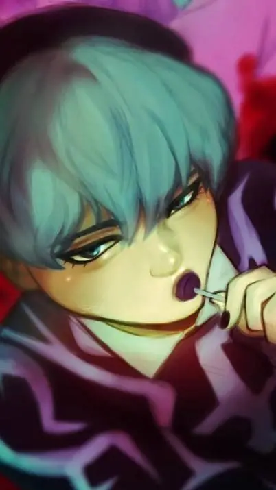 ai character: Baby saja background