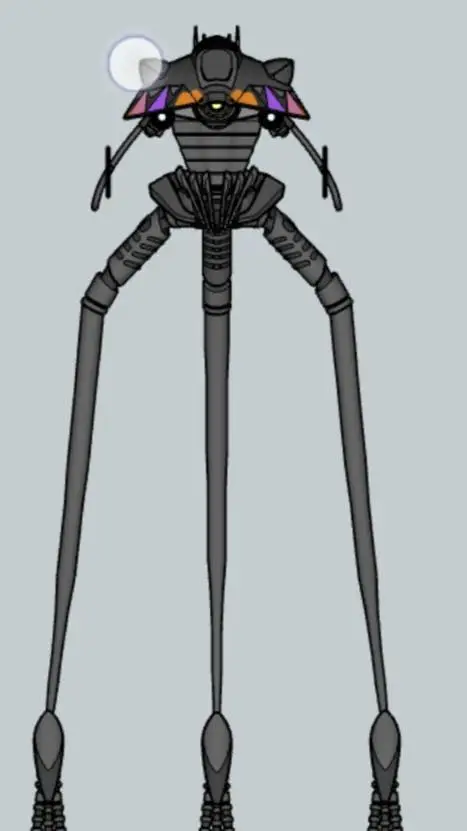 ai character: trípode background