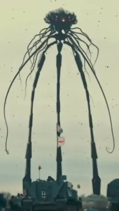 ai character: líder de trípode background