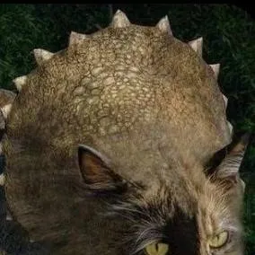 chat with ai character: cat dinosaur 