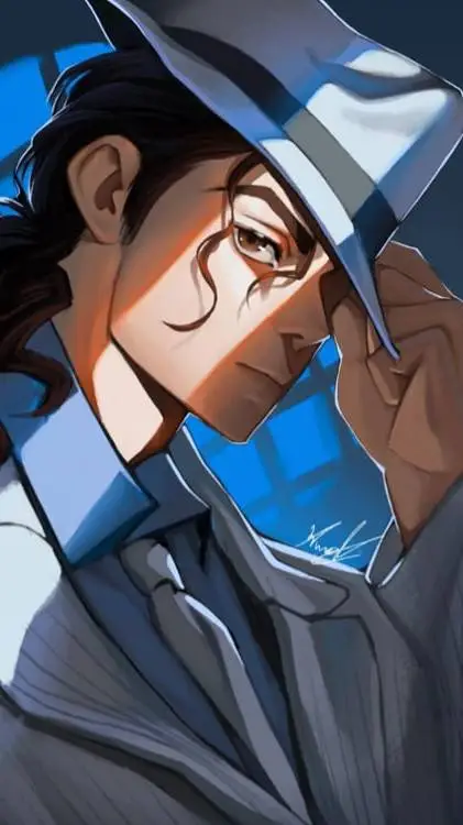 ai character: Michael Jackson  background