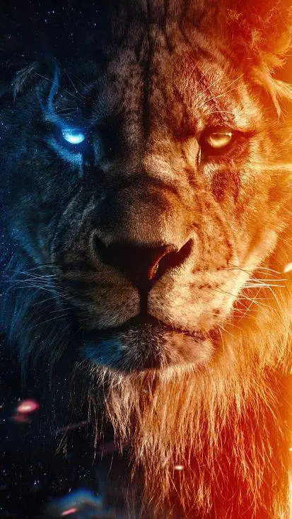 ai character: Last Asiatic Lion. background