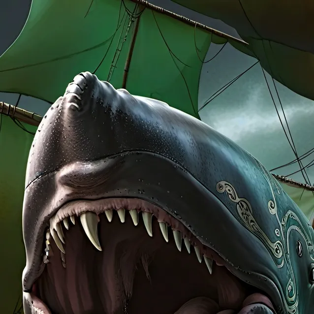 chat with ai character: Moby whale