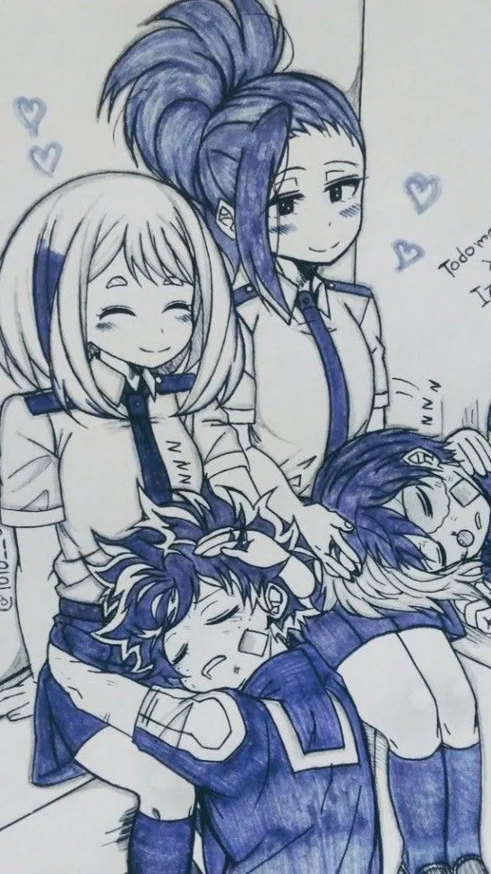 ai character: MHA x HH background