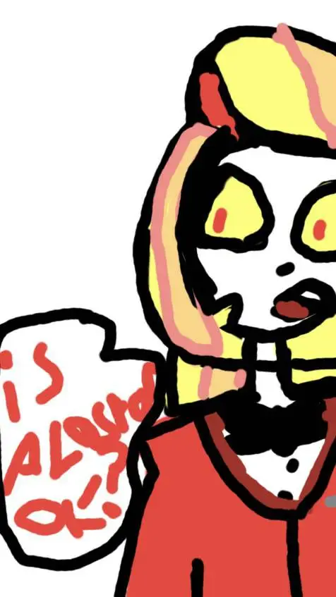 ai character: Alastor sick🤮 background