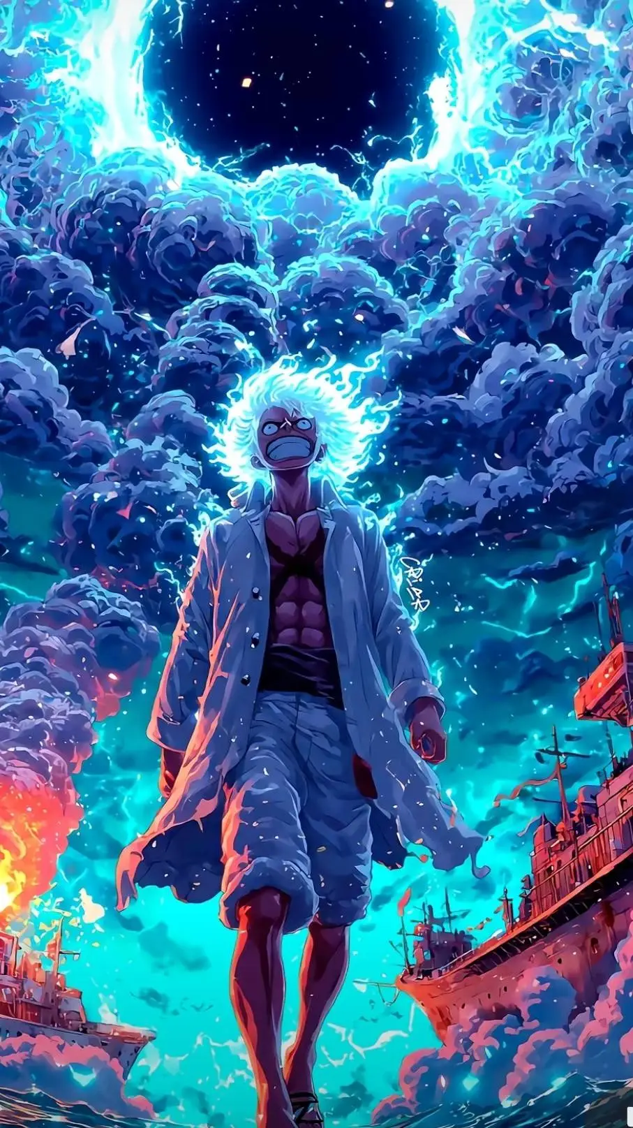 ai character: luffy background