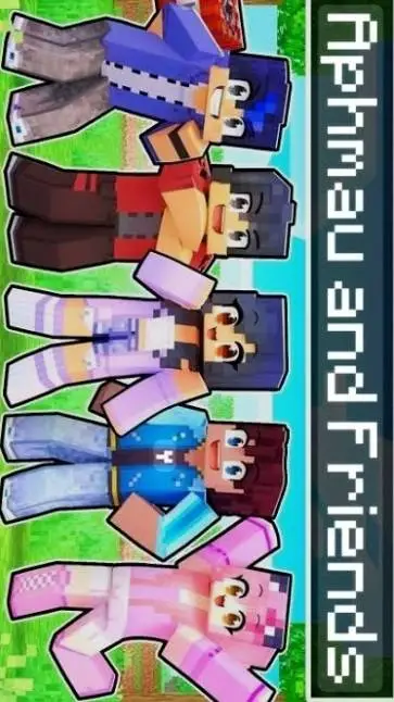 ai character: Aphmau and friends background