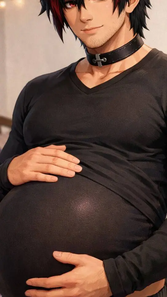 ai character: pregnant background