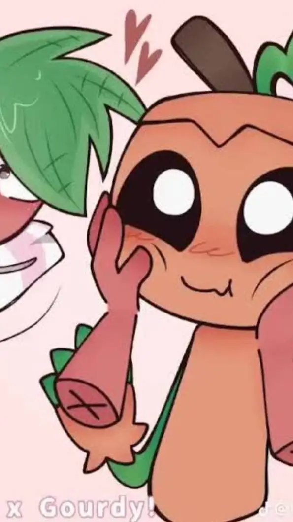 ai character: sprout x gourdy  background