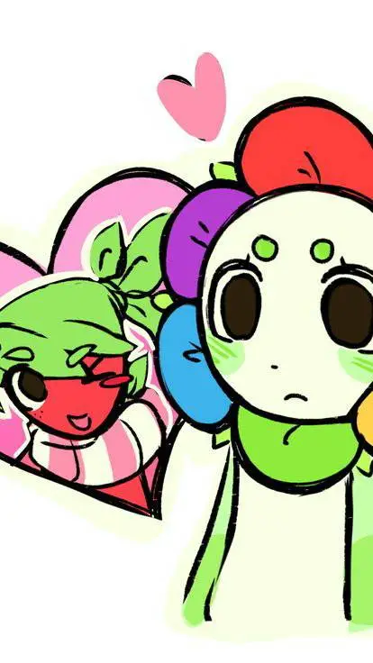 ai character: sprout x Dandy background