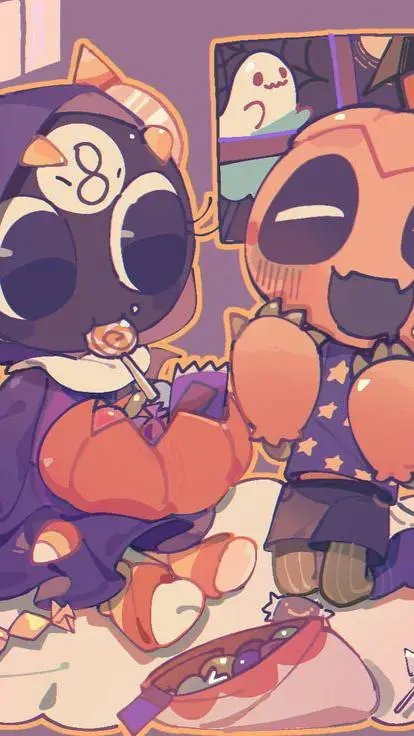 ai character: sprout x gourdy?? background