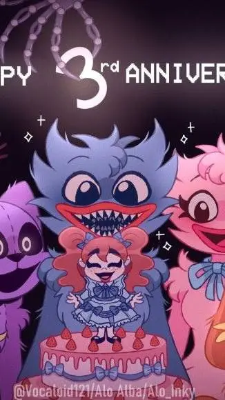 ai character: poppy playtime  background