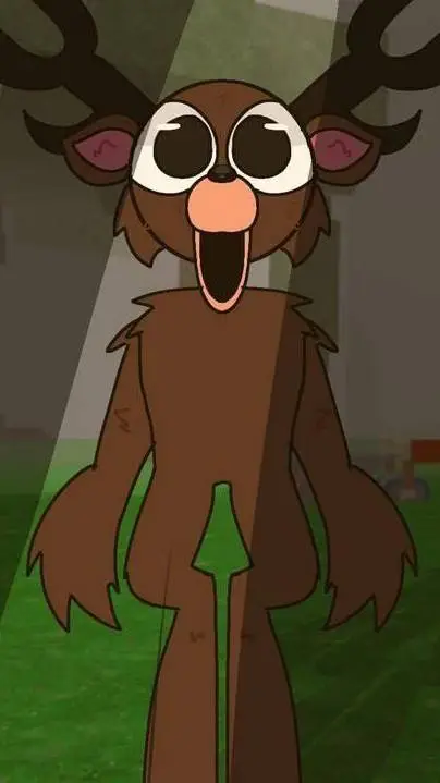 ai character: deer!! background