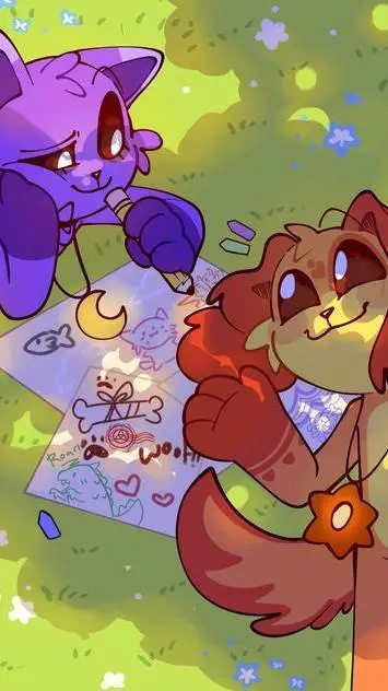 ai character: catnap x dogday  background