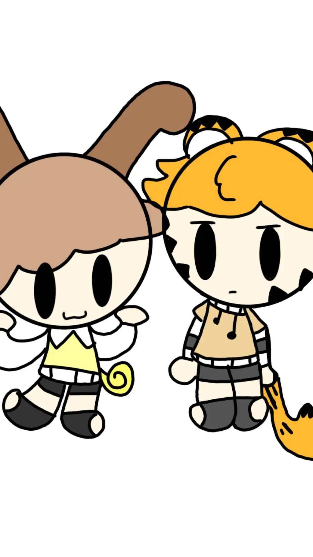ai character: garfield & odie background