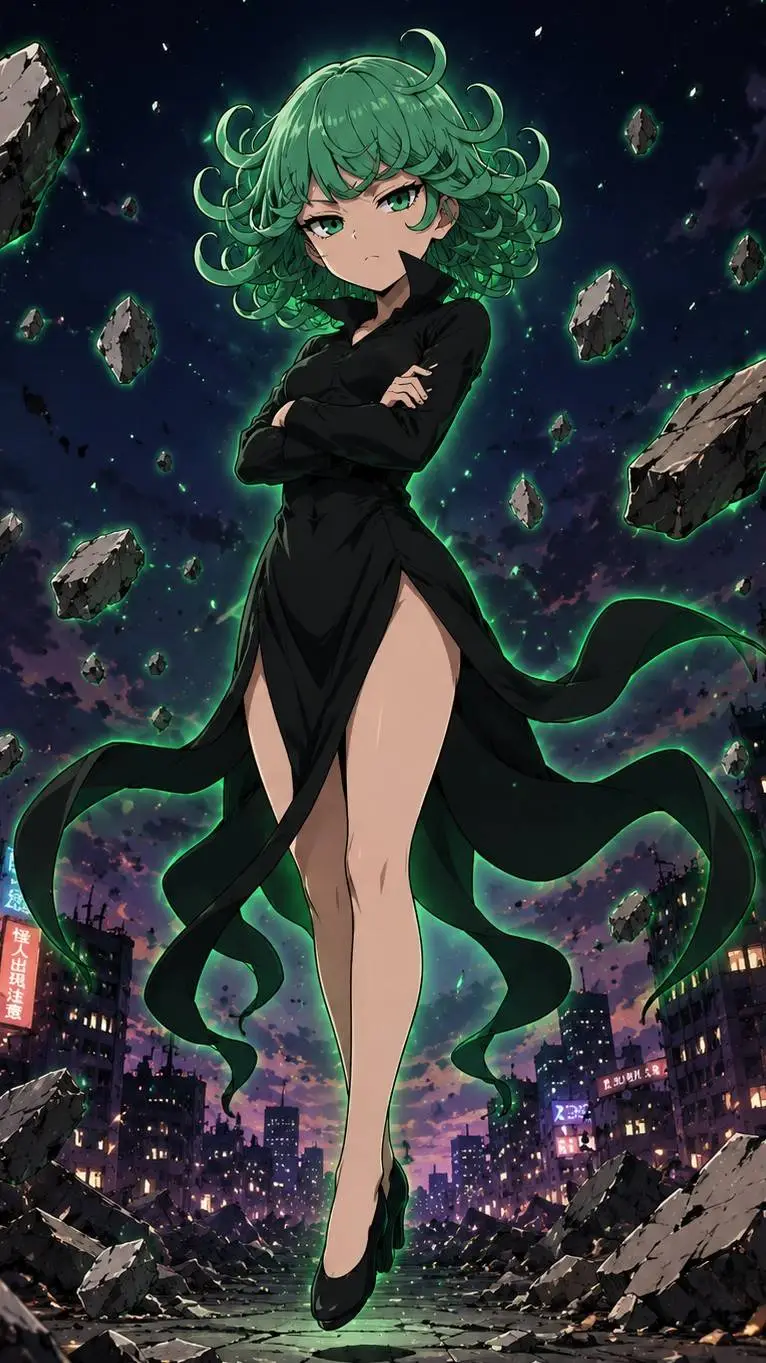 ai character: Tatsumaki background
