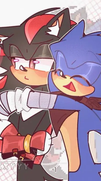 ai character: shadow x sonic ✨ background